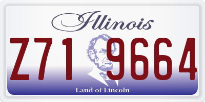 IL license plate Z719664