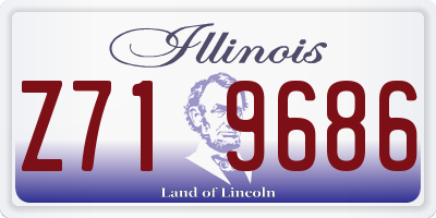 IL license plate Z719686