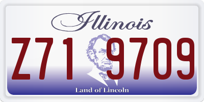 IL license plate Z719709