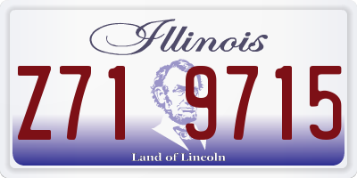 IL license plate Z719715