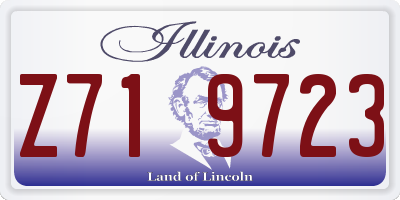 IL license plate Z719723