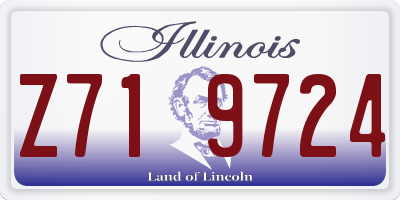 IL license plate Z719724