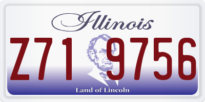 IL license plate Z719756