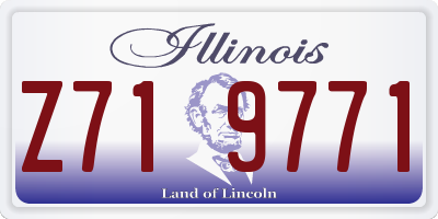 IL license plate Z719771