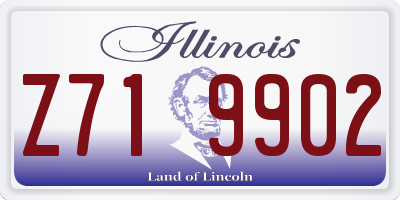 IL license plate Z719902