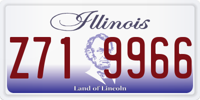 IL license plate Z719966