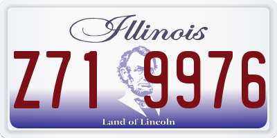 IL license plate Z719976