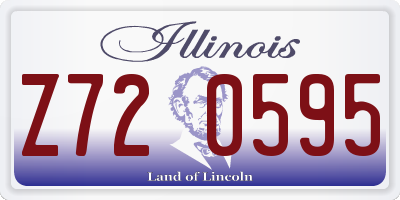 IL license plate Z720595