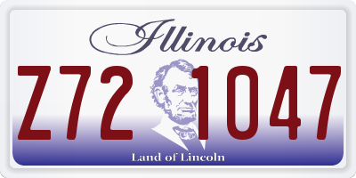 IL license plate Z721047