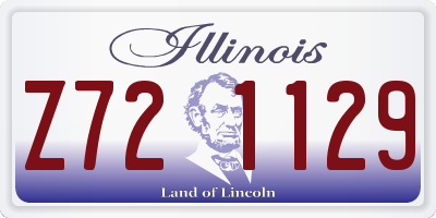 IL license plate Z721129