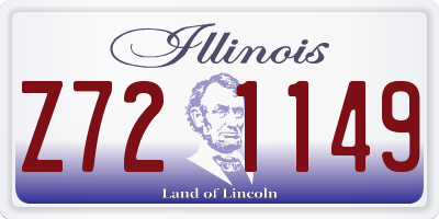 IL license plate Z721149
