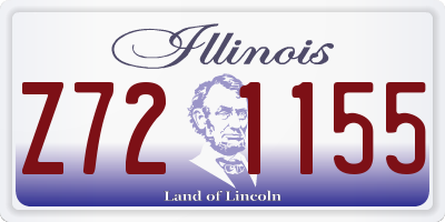 IL license plate Z721155