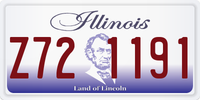 IL license plate Z721191