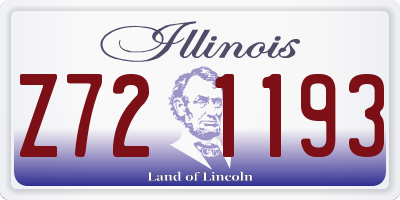 IL license plate Z721193