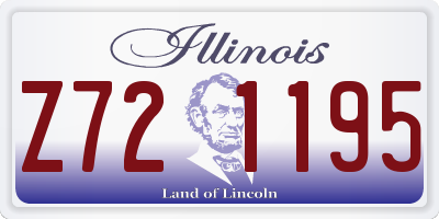 IL license plate Z721195