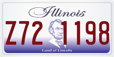 IL license plate Z721198