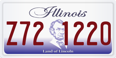 IL license plate Z721220
