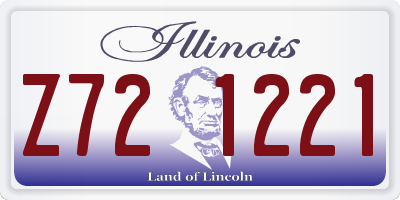 IL license plate Z721221