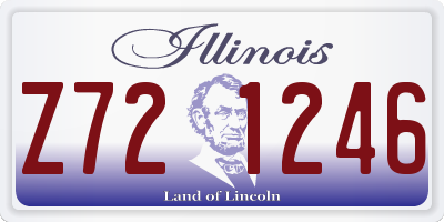 IL license plate Z721246