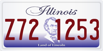IL license plate Z721253