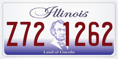 IL license plate Z721262
