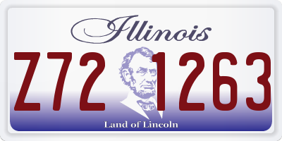IL license plate Z721263