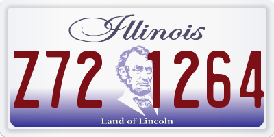IL license plate Z721264