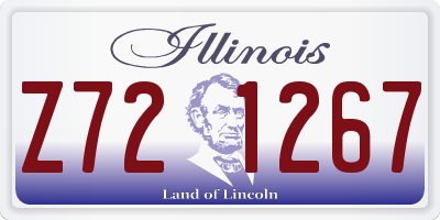 IL license plate Z721267