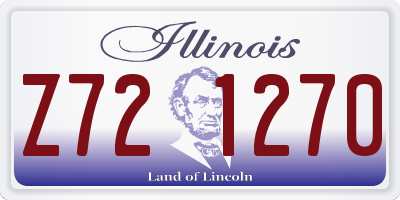 IL license plate Z721270