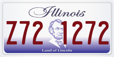 IL license plate Z721272