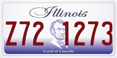 IL license plate Z721273