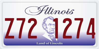 IL license plate Z721274