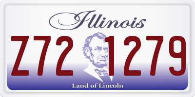IL license plate Z721279