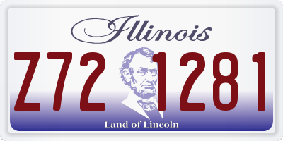 IL license plate Z721281
