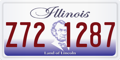 IL license plate Z721287