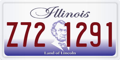IL license plate Z721291