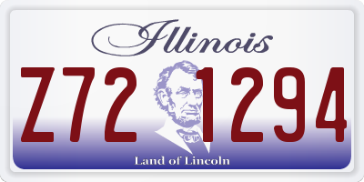 IL license plate Z721294