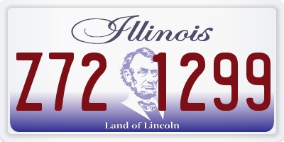 IL license plate Z721299