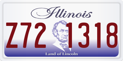 IL license plate Z721318