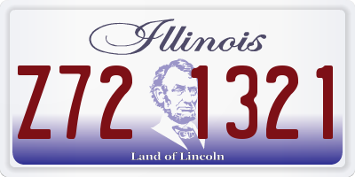 IL license plate Z721321