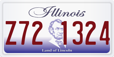 IL license plate Z721324
