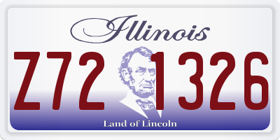 IL license plate Z721326