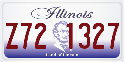 IL license plate Z721327