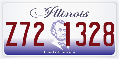 IL license plate Z721328