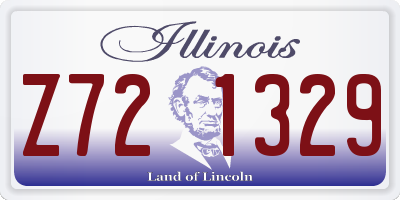 IL license plate Z721329