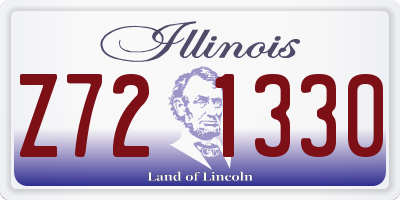 IL license plate Z721330