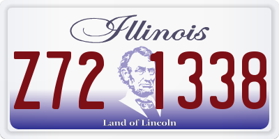 IL license plate Z721338