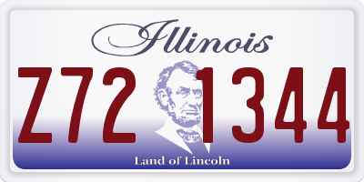 IL license plate Z721344