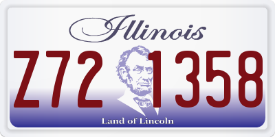 IL license plate Z721358