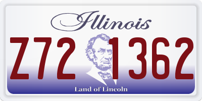 IL license plate Z721362